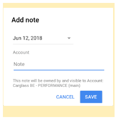 NotesAnnotations in AdWords 2