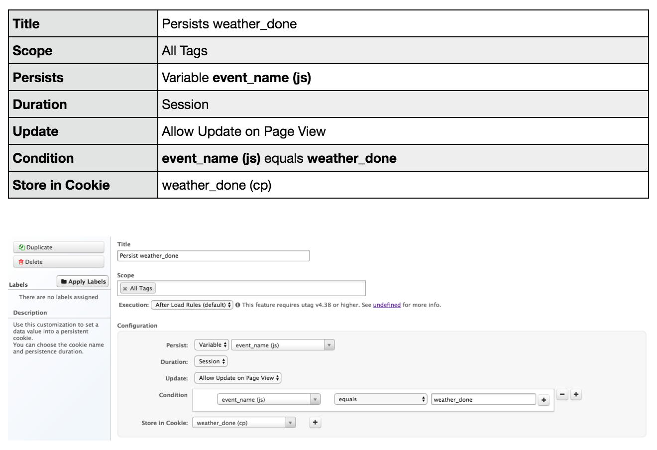 Tealium weather data 9