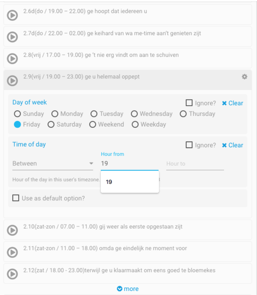 image 5 Map the audio samples with the right targeting in the A Million Ads Platform