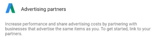 google shopping advertising partners
